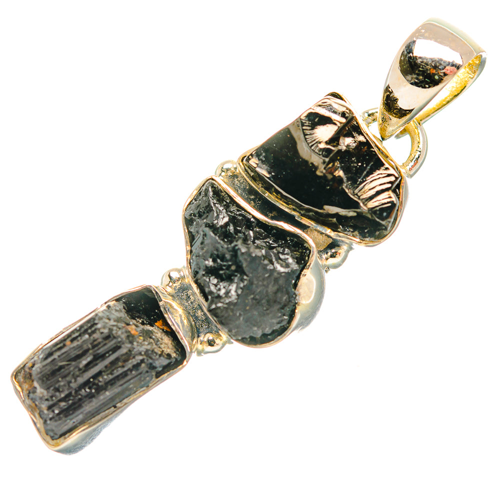 Black Tourmaline Pendants handcrafted by Ana Silver Co - PD32419 - Photo 2