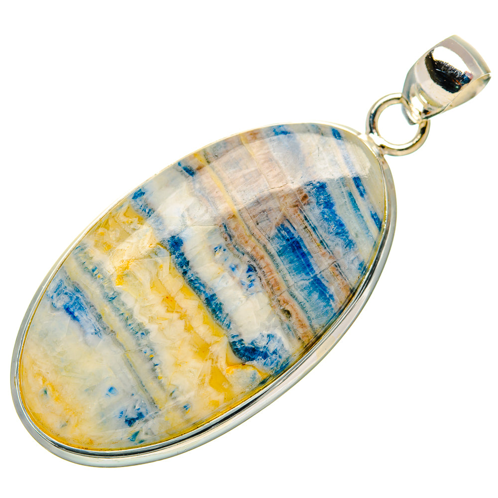 Blue Scheelite Pendants handcrafted by Ana Silver Co - PD32460 - Photo 2