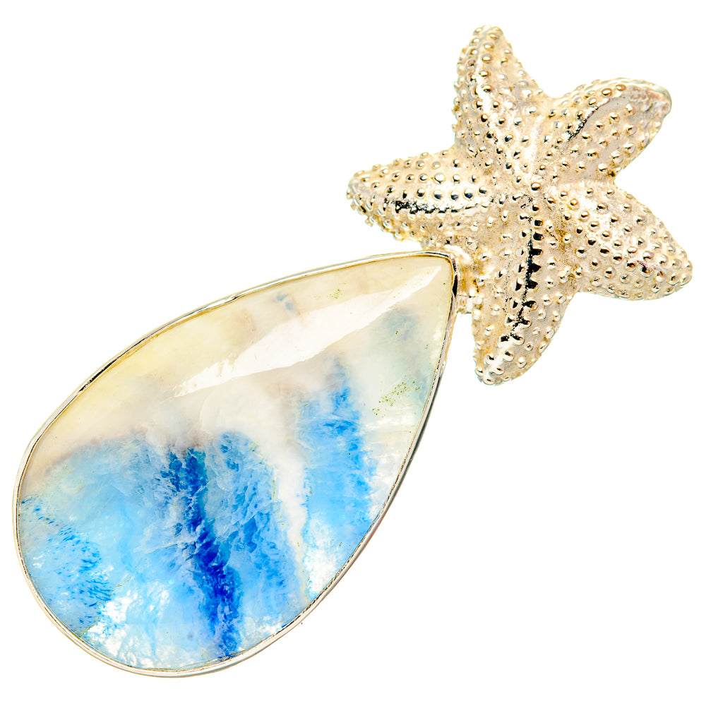 Blue Scheelite Pendants handcrafted by Ana Silver Co - PD32484 - Photo 2