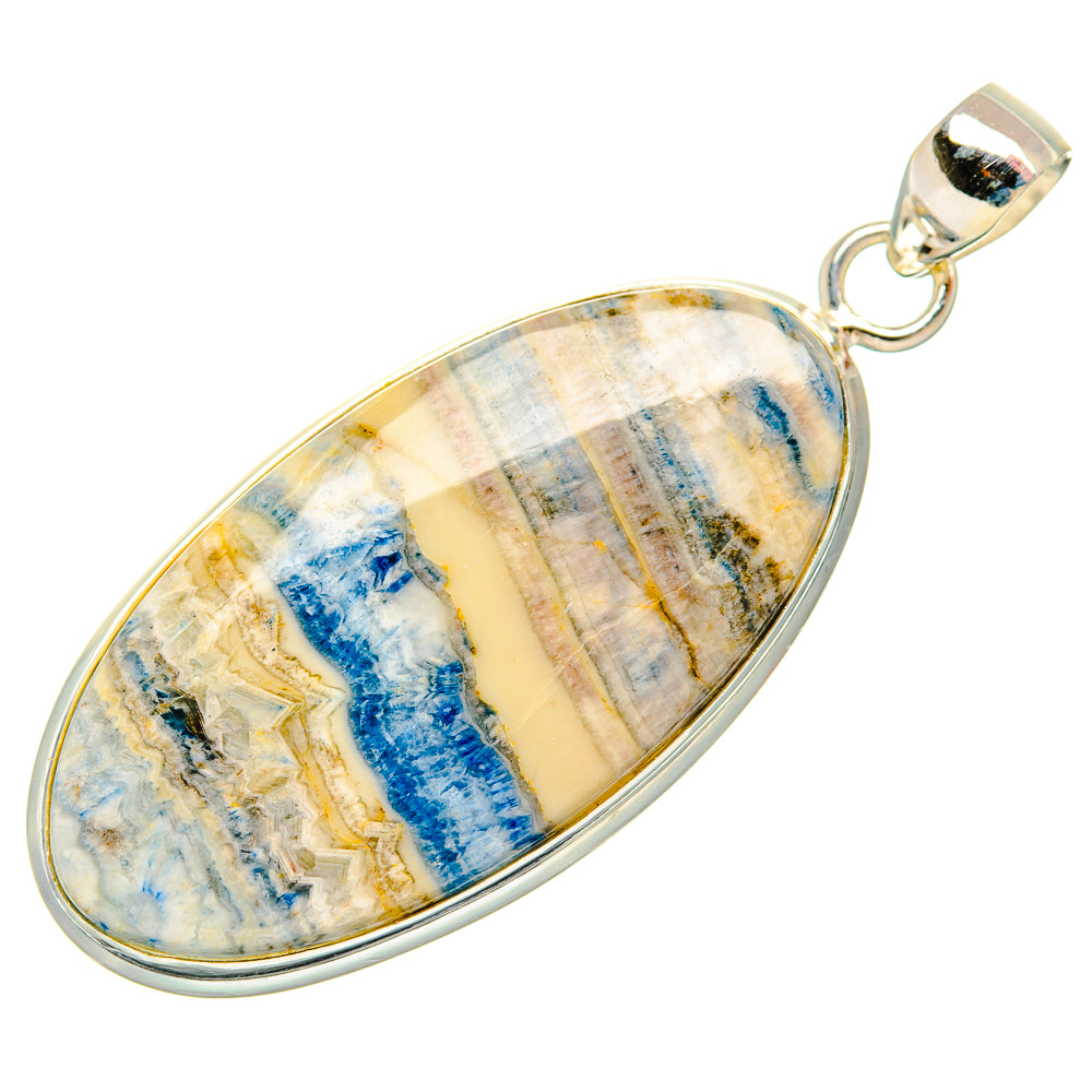Blue Scheelite Pendants handcrafted by Ana Silver Co - PD32504 - Photo 2