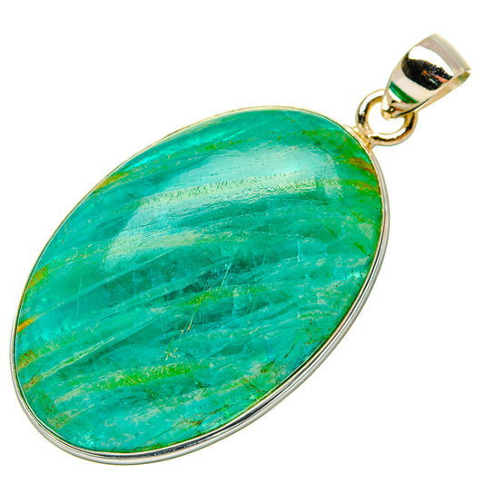 Amazonite Pendants handcrafted by Ana Silver Co - PD32513 - Photo 2