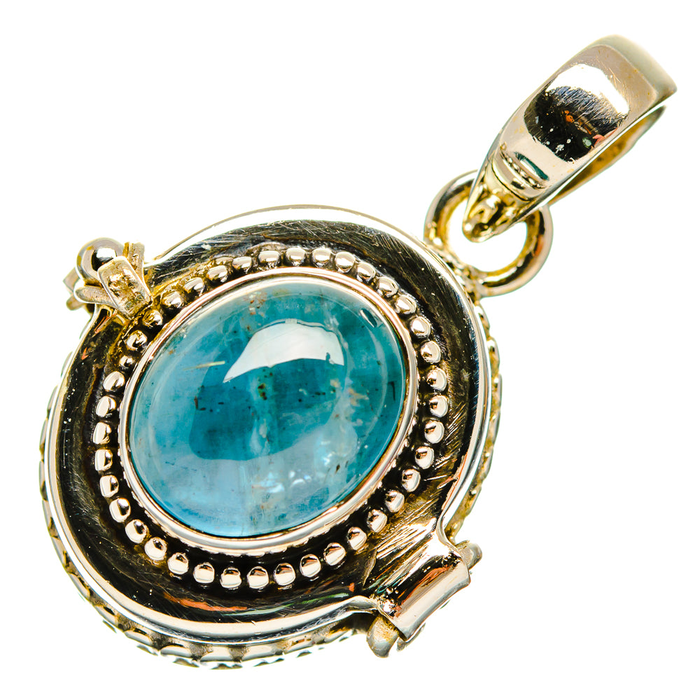 Aquamarine Pendants handcrafted by Ana Silver Co - PD32526 - Photo 2
