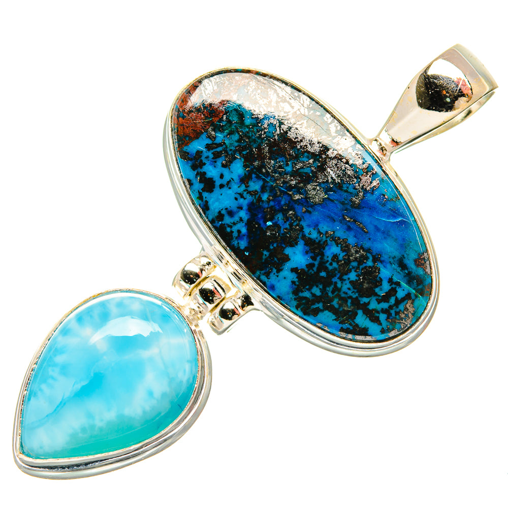 Shattuckite Pendants handcrafted by Ana Silver Co - PD32569 - Photo 2