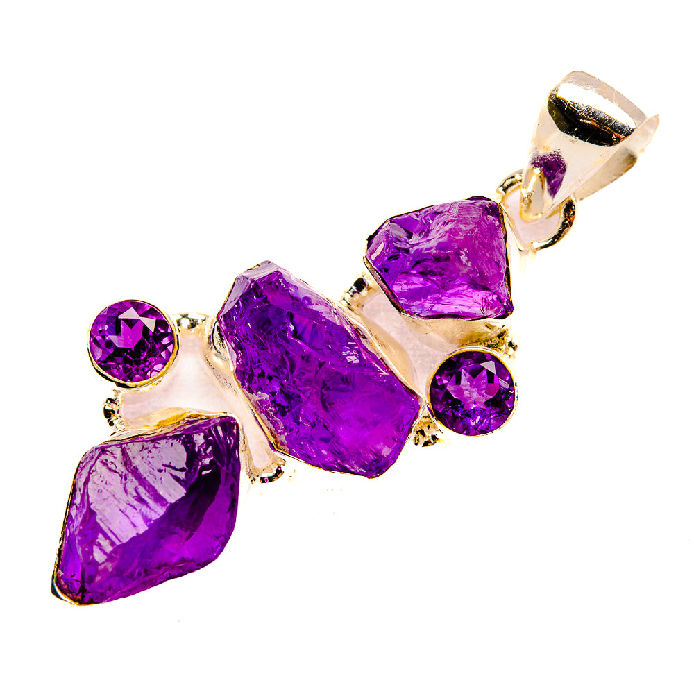Amethyst Pendants handcrafted by Ana Silver Co - PD32586 - Photo 2