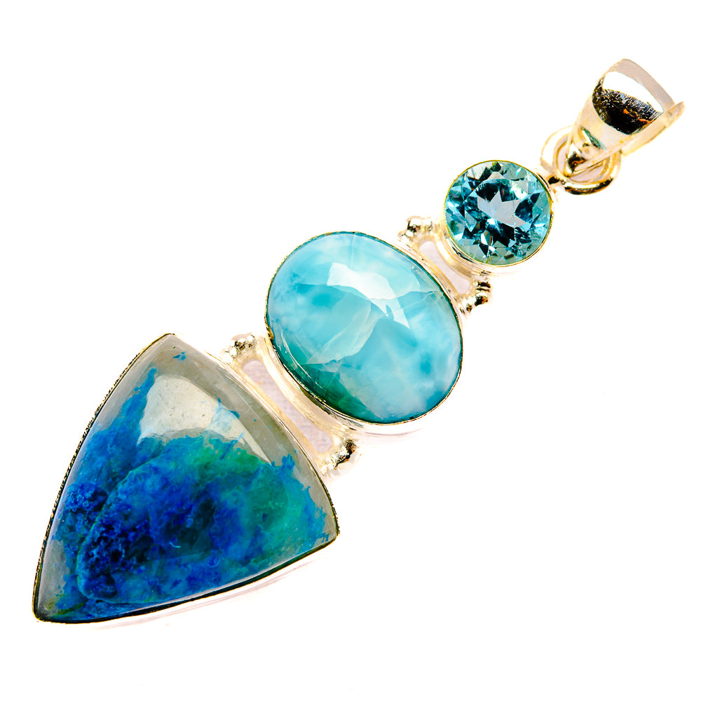 Apatite Pendants handcrafted by Ana Silver Co - PD32604 - Photo 2