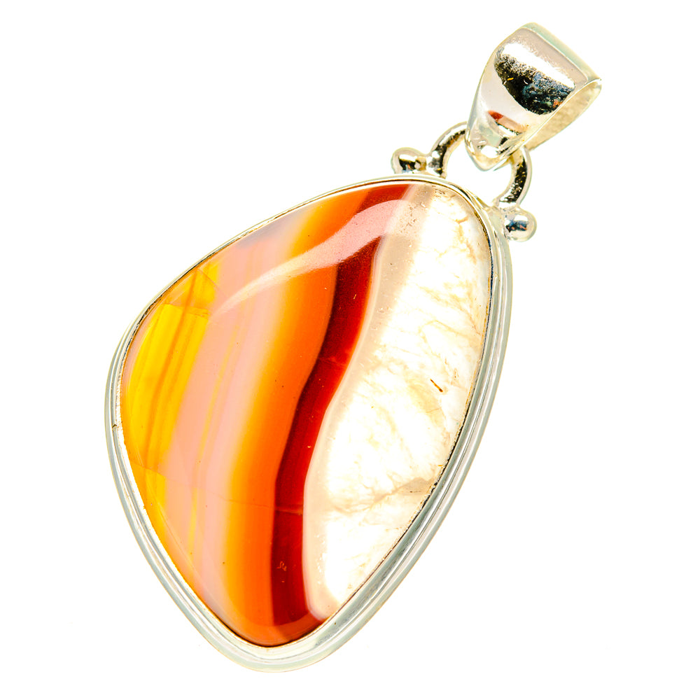 Botswana Agate Pendants handcrafted by Ana Silver Co - PD3261