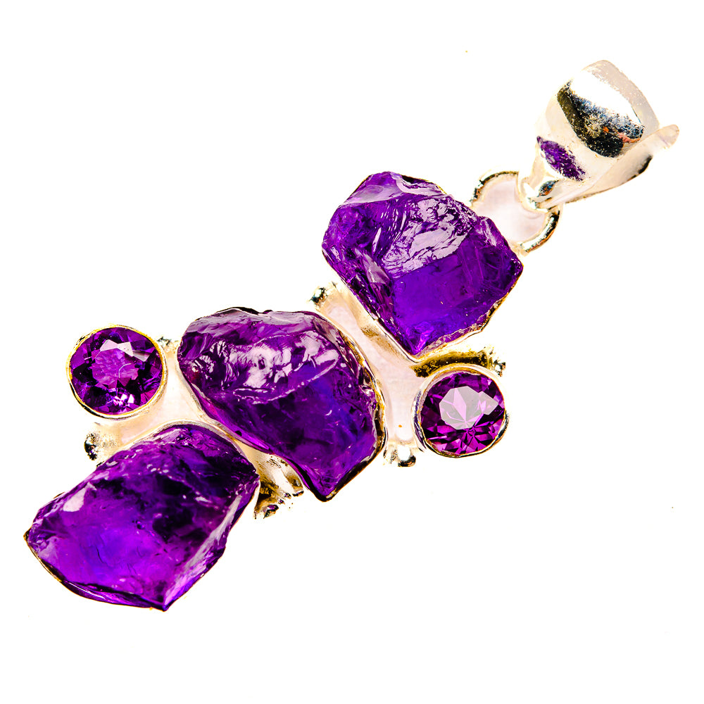 Amethyst Pendants handcrafted by Ana Silver Co - PD32627 - Photo 2
