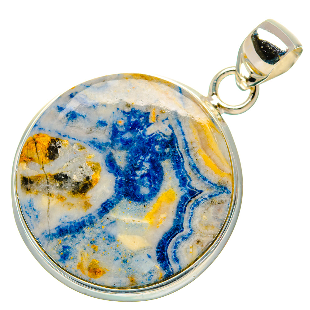 Blue Scheelite Pendants handcrafted by Ana Silver Co - PD32644 - Photo 2