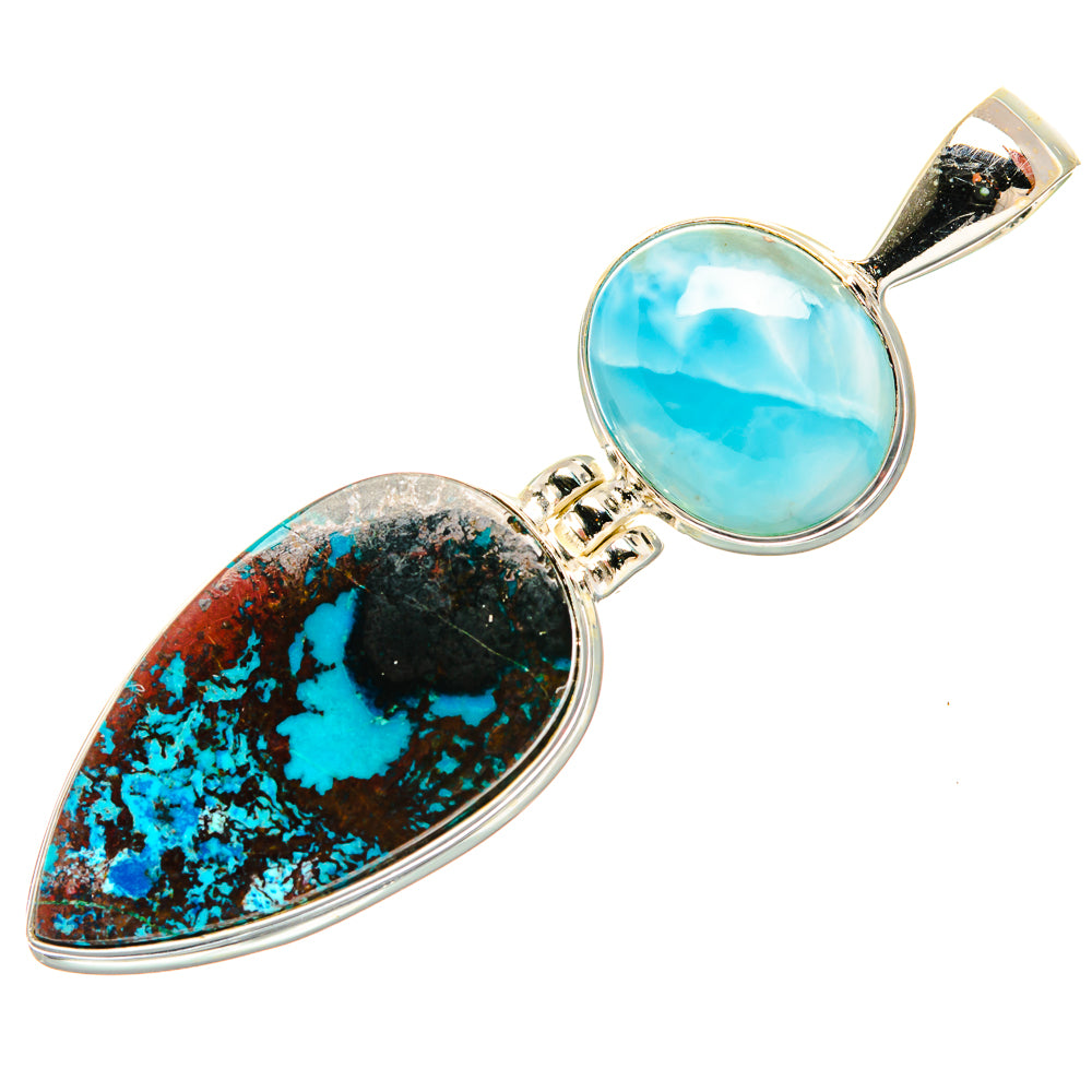 Shattuckite Pendants handcrafted by Ana Silver Co - PD32645 - Photo 2