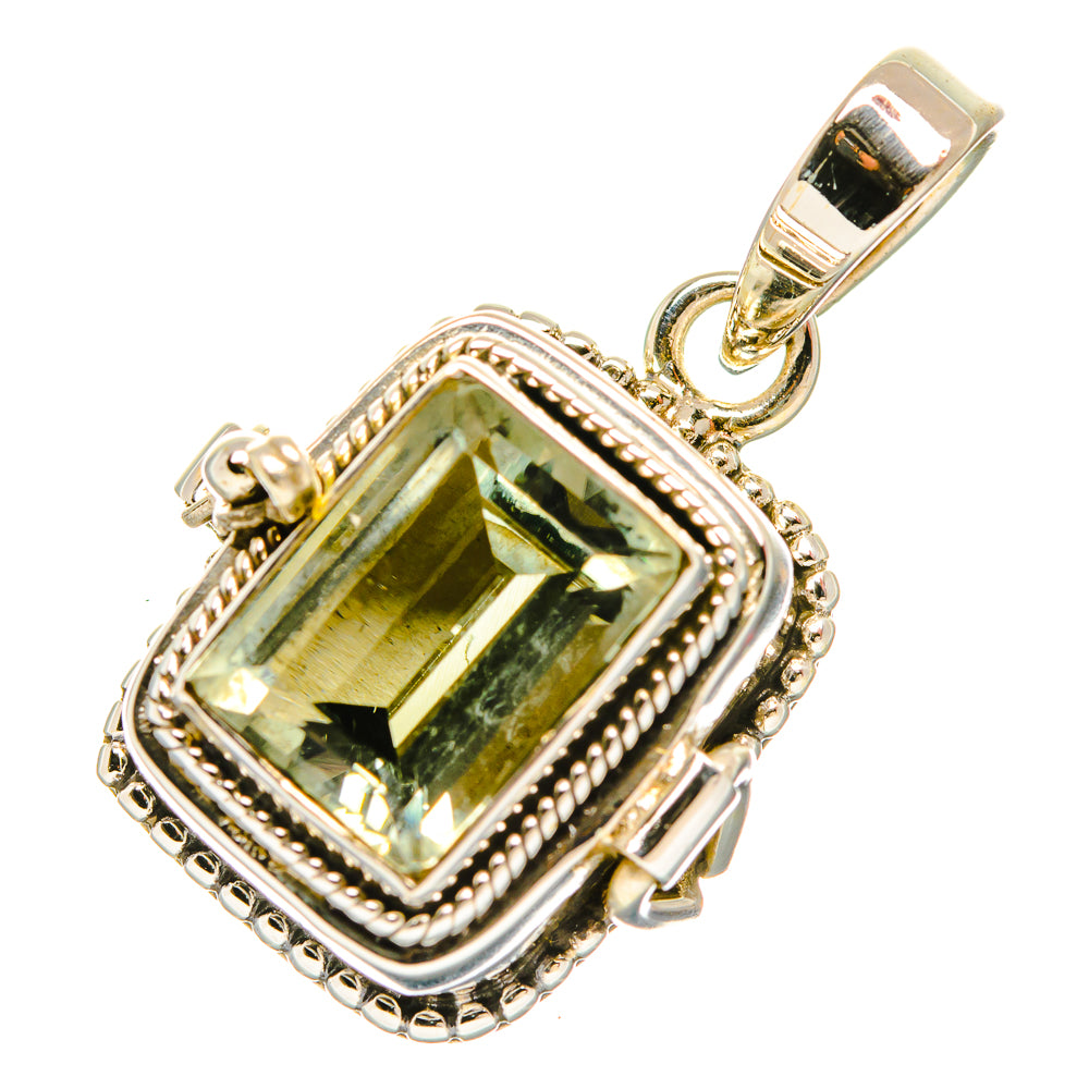 Green Amethyst Pendants handcrafted by Ana Silver Co - PD32678 - Photo 2