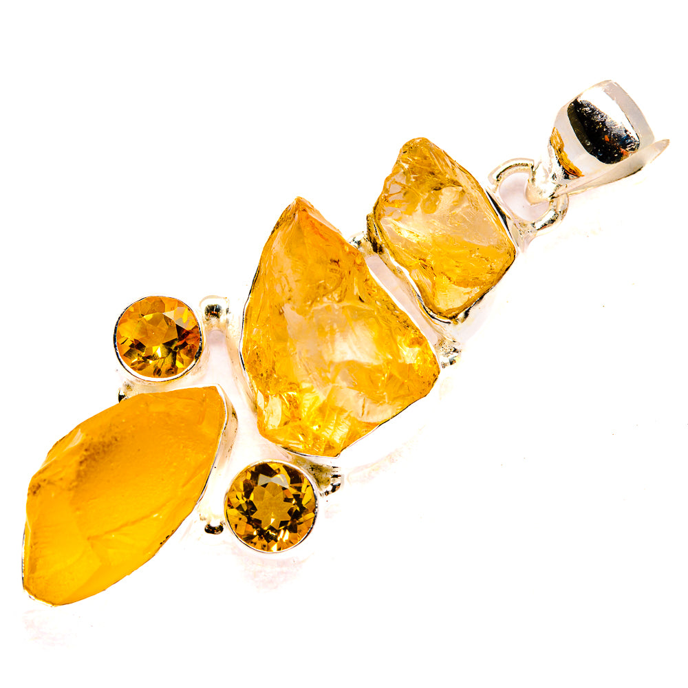 Citrine Pendants handcrafted by Ana Silver Co - PD32702 - Photo 2
