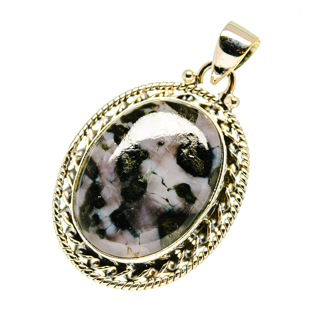 Gabbro Stone Pendants handcrafted by Ana Silver Co - PD3276
