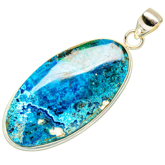 Chrysocolla Pendants handcrafted by Ana Silver Co - PD32841 - Photo 2