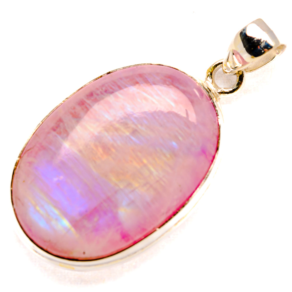 Pink Moonstone Pendants handcrafted by Ana Silver Co - PD32939 - Photo 2