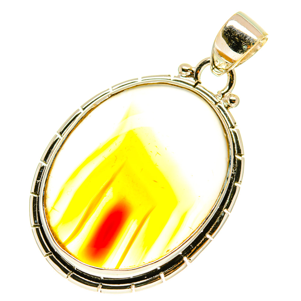 Botswana Agate Pendants handcrafted by Ana Silver Co - PD3299