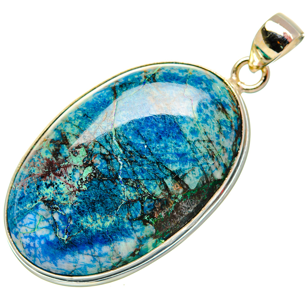 Shattuckite Pendants handcrafted by Ana Silver Co - PD33025 - Photo 2