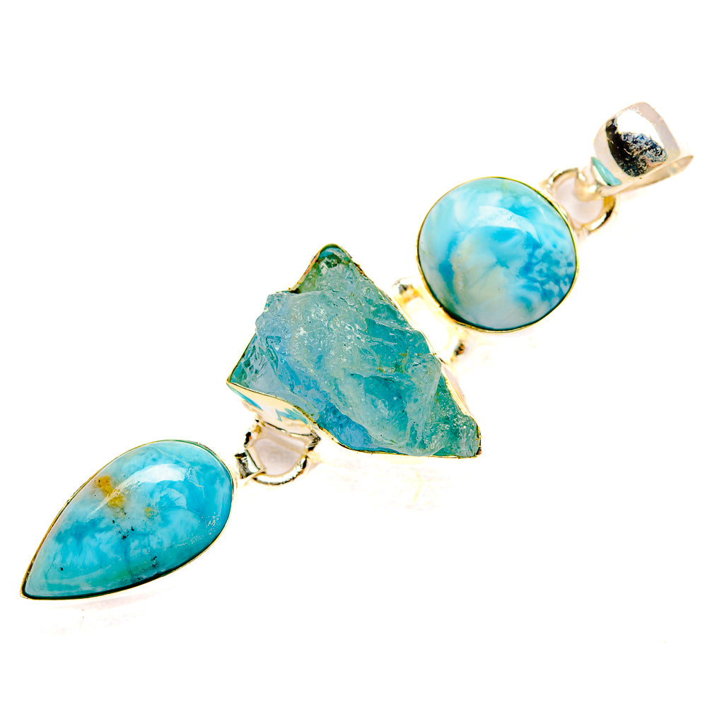 Larimar Pendants handcrafted by Ana Silver Co - PD33149 - Photo 2