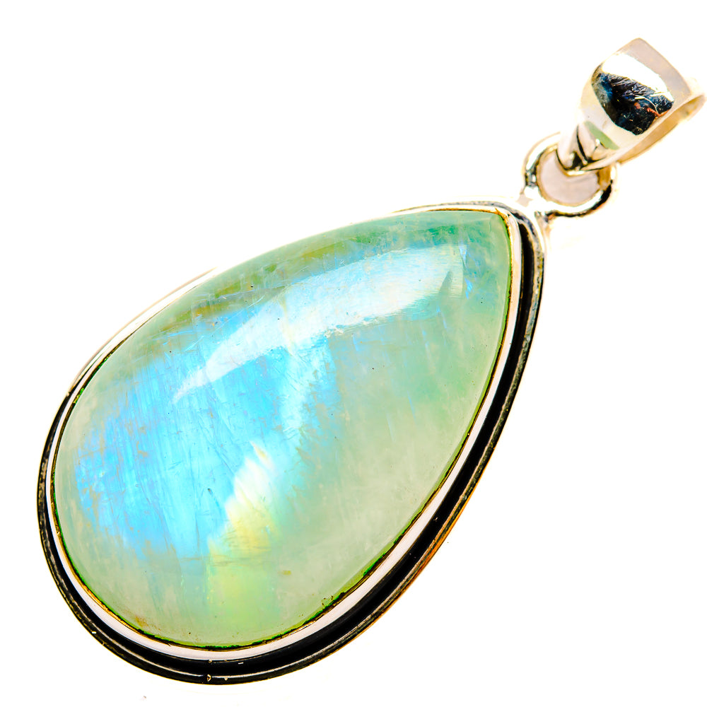 Green Moonstone Pendants handcrafted by Ana Silver Co - PD33182 - Photo 2