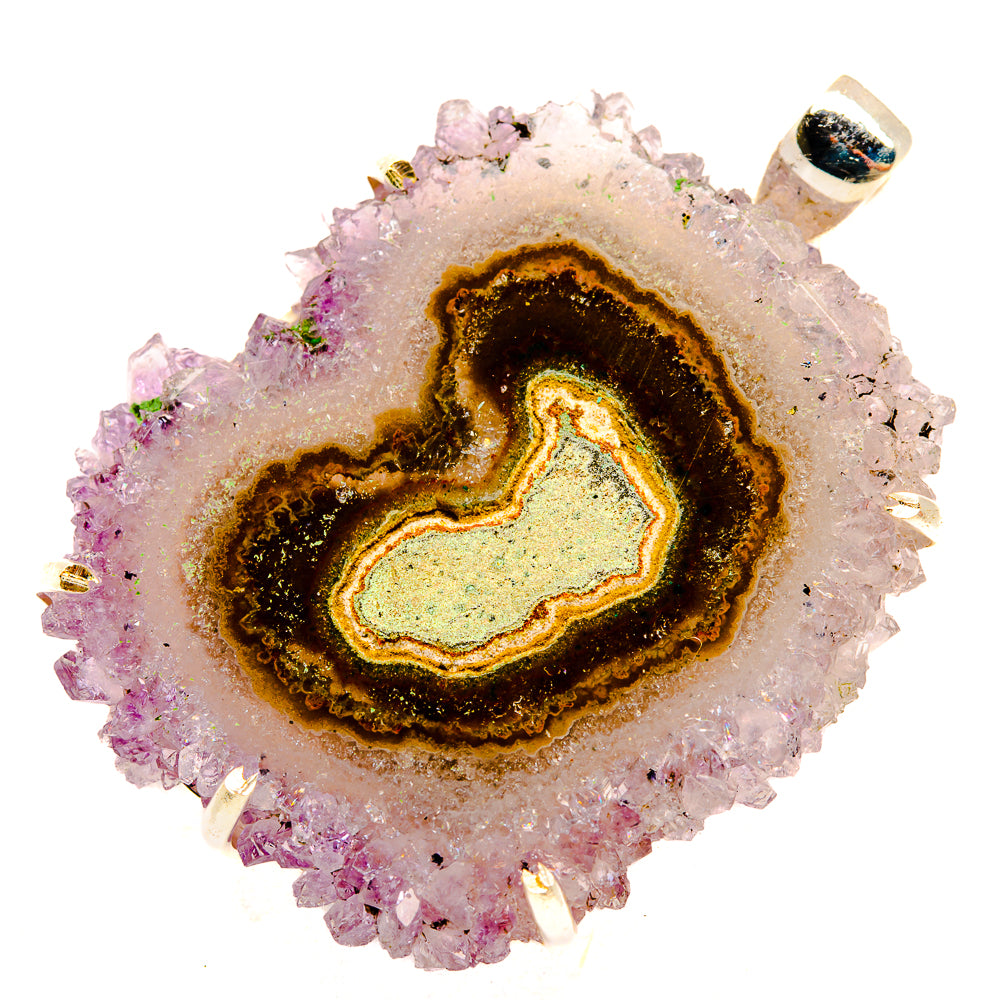Amethyst Stalactite Pendants handcrafted by Ana Silver Co - PD33232 - Photo 2