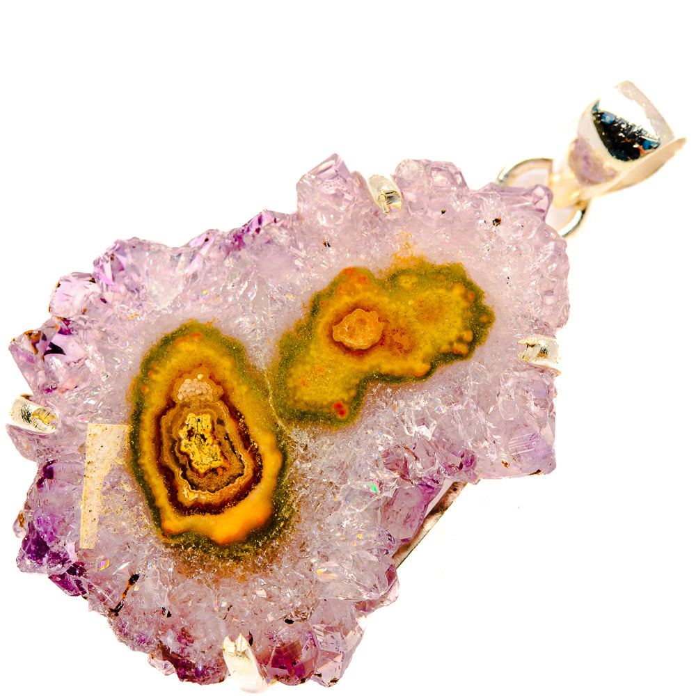 Amethyst Stalactite Pendants handcrafted by Ana Silver Co - PD33233 - Photo 2