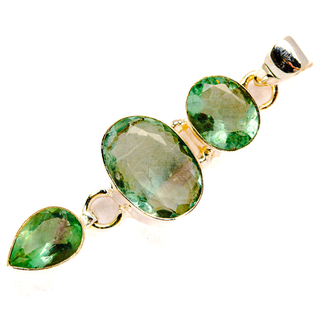Green Fluorite Pendants handcrafted by Ana Silver Co - PD33282 - Photo 2