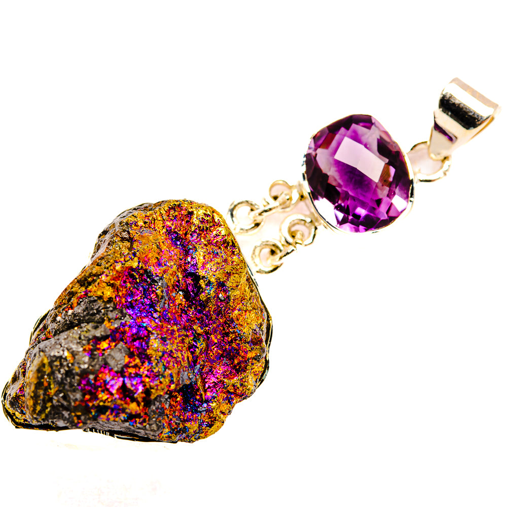 Titanium Druzy Pendants handcrafted by Ana Silver Co - PD33295 - Photo 2