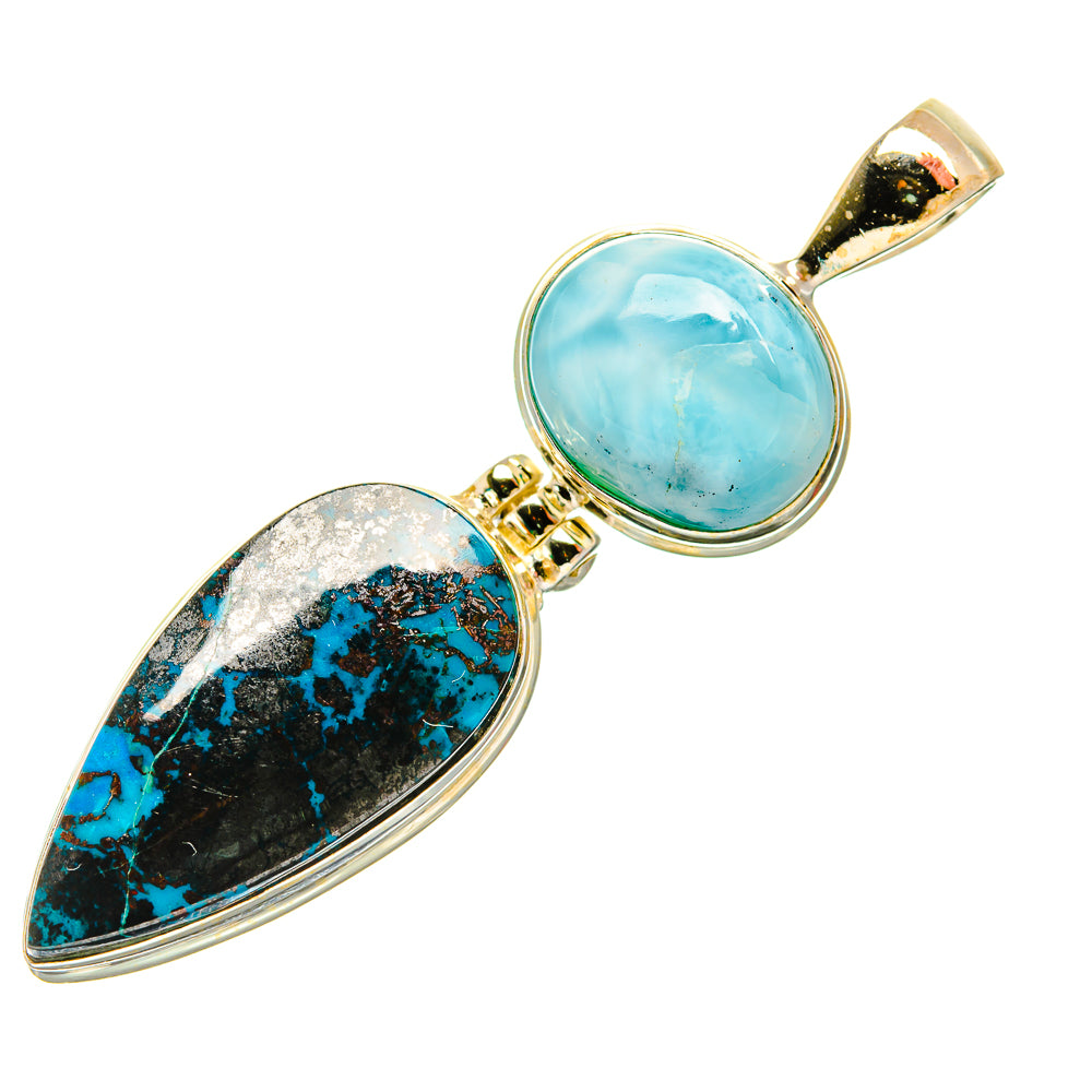 Shattuckite Pendants handcrafted by Ana Silver Co - PD33306 - Photo 2