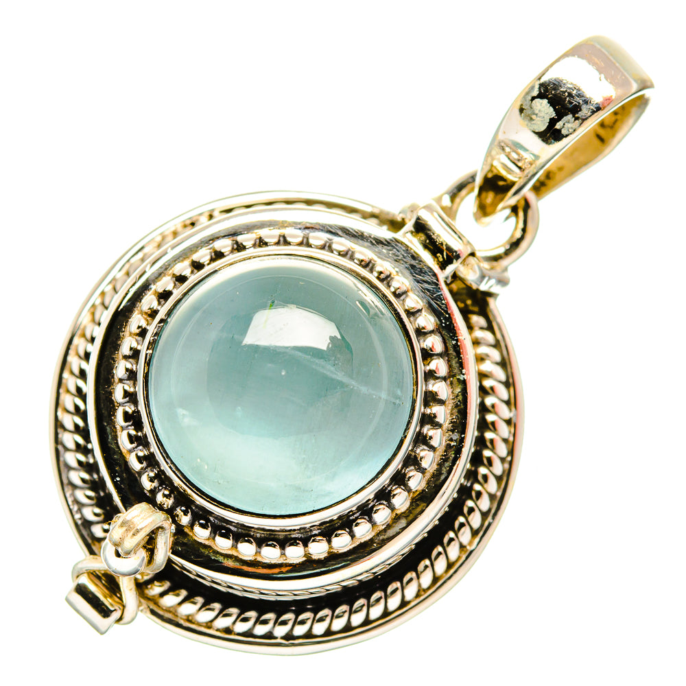 Aquamarine Pendants handcrafted by Ana Silver Co - PD33321 - Photo 2