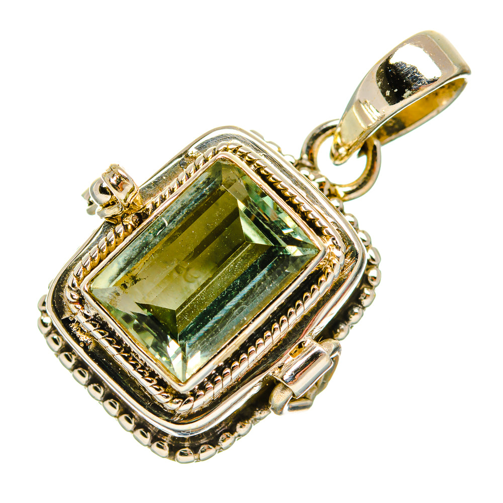 Green Amethyst Pendants handcrafted by Ana Silver Co - PD33322 - Photo 2