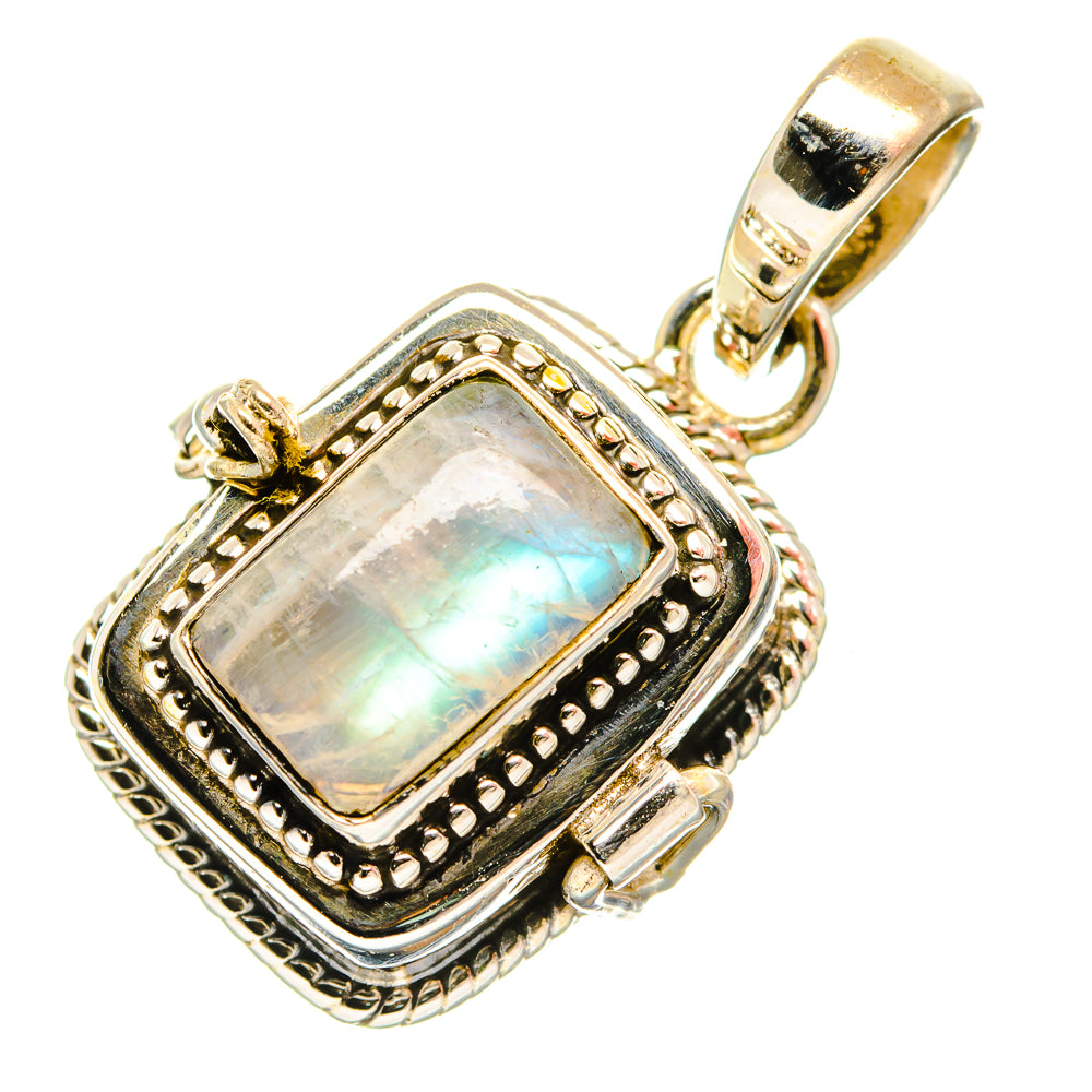 Rainbow Moonstone Pendants handcrafted by Ana Silver Co - PD33325 - Photo 2