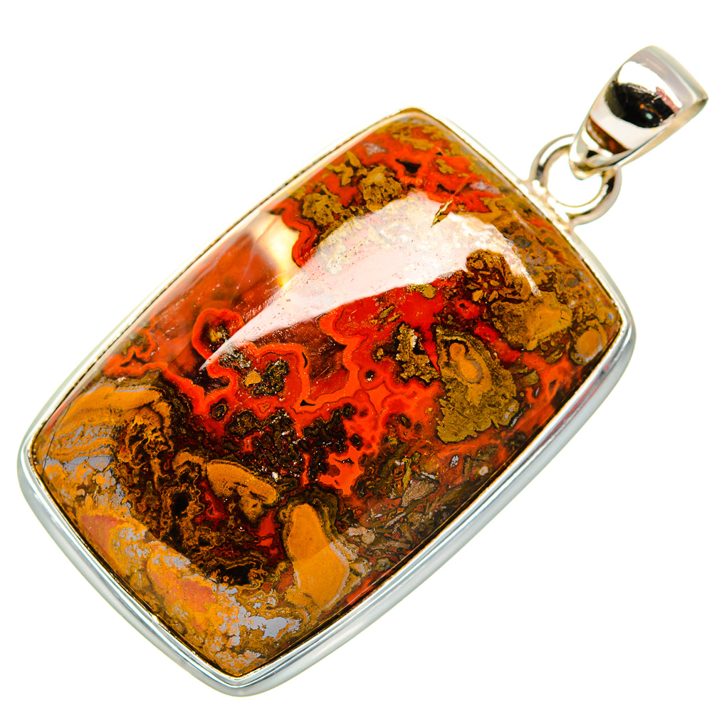 Moroccan Agate Pendants handcrafted by Ana Silver Co - PD33349 - Photo 2
