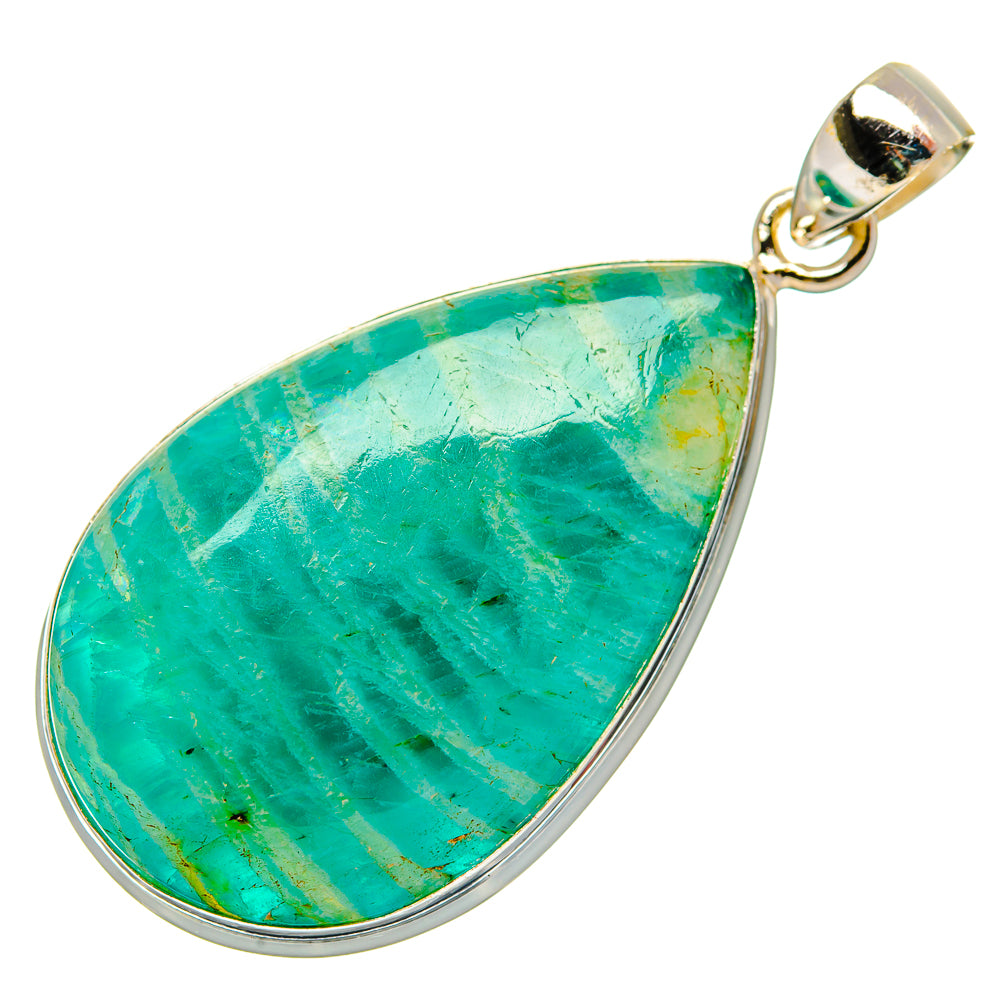Amazonite Pendants handcrafted by Ana Silver Co - PD33356 - Photo 2