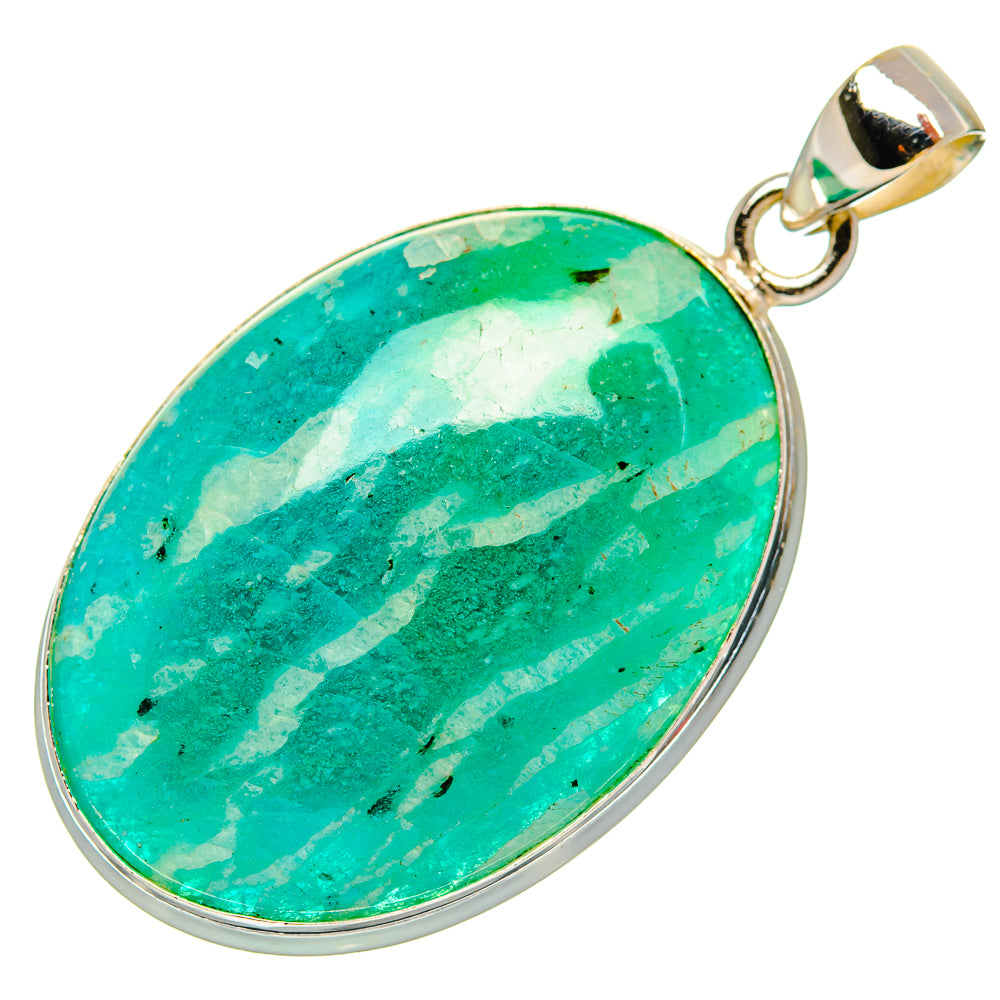 Amazonite Pendants handcrafted by Ana Silver Co - PD33357 - Photo 2