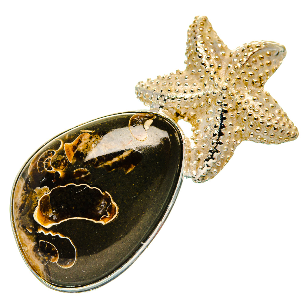Turritella Agate Pendants handcrafted by Ana Silver Co - PD33359 - Photo 2