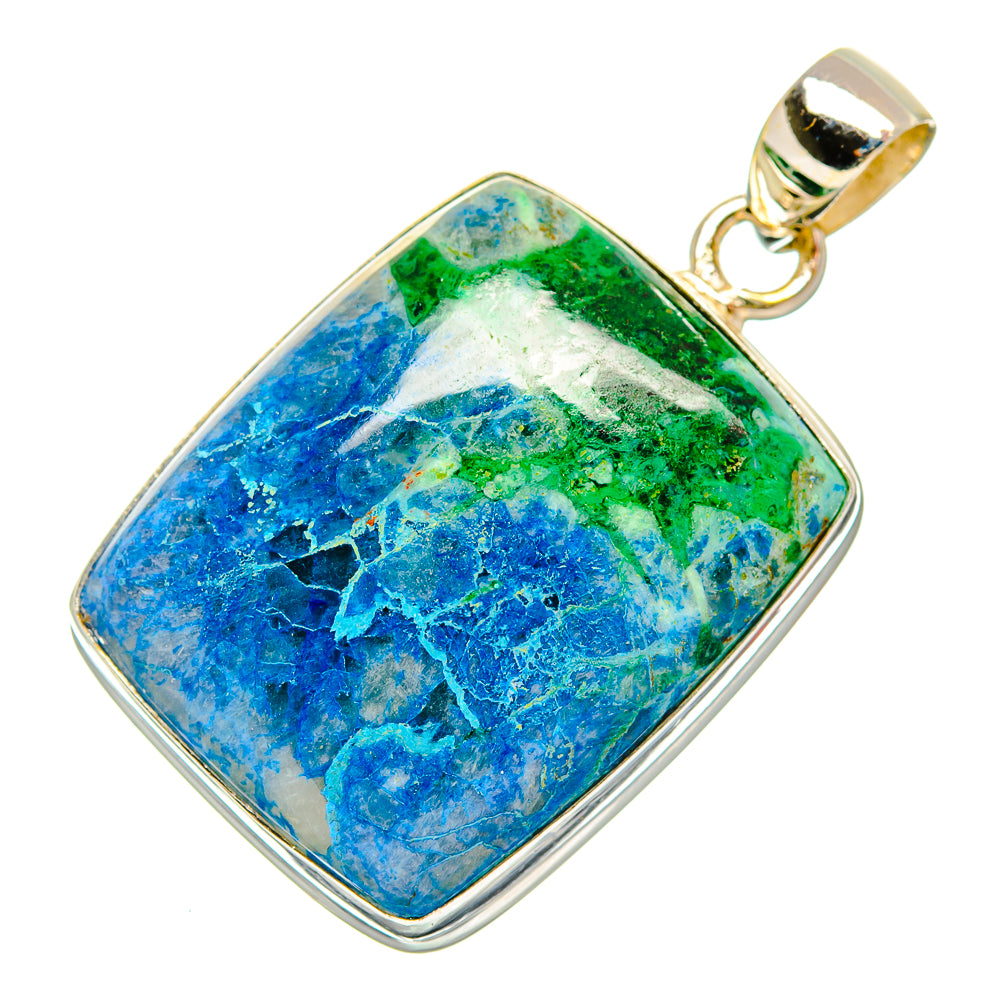 Chrysocolla Pendants handcrafted by Ana Silver Co - PD33379 - Photo 2