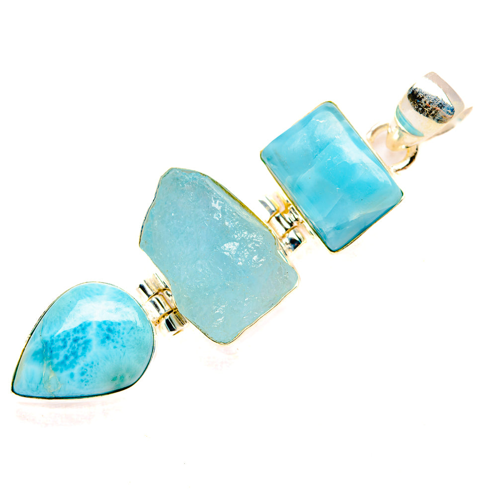 Larimar Pendants handcrafted by Ana Silver Co - PD33417 - Photo 2