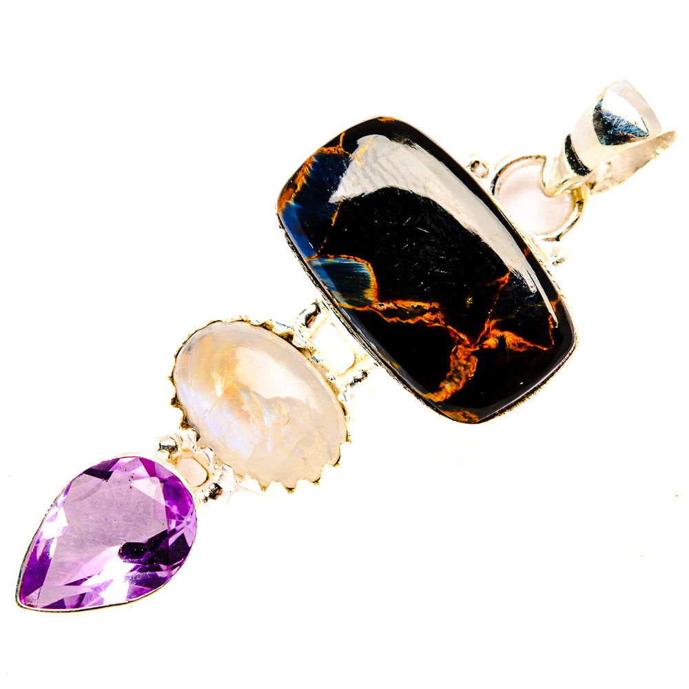 Pietersite Pendants handcrafted by Ana Silver Co - PD33426 - Photo 2