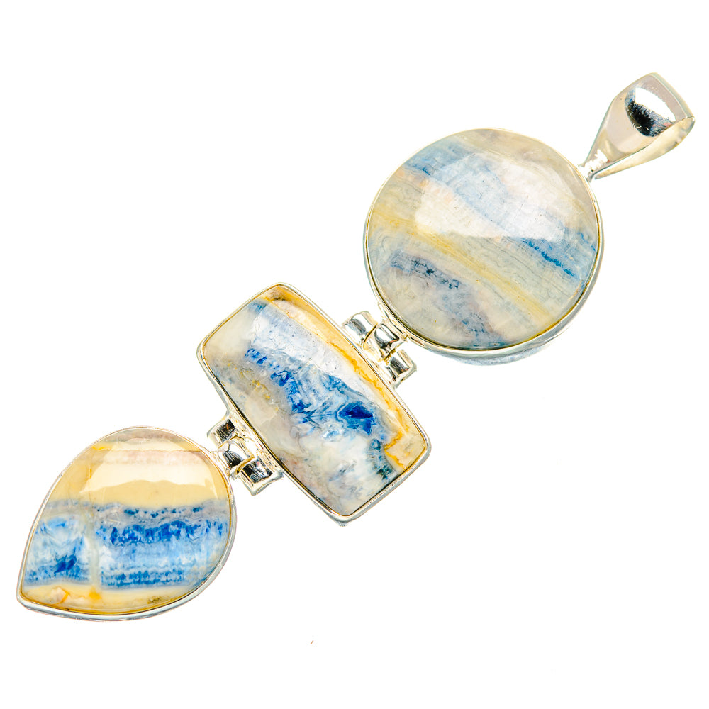 Blue Scheelite Pendants handcrafted by Ana Silver Co - PD33535 - Photo 2
