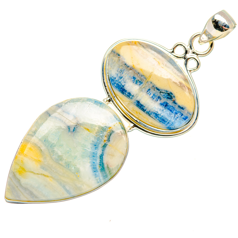 Blue Scheelite Pendants handcrafted by Ana Silver Co - PD33536 - Photo 2