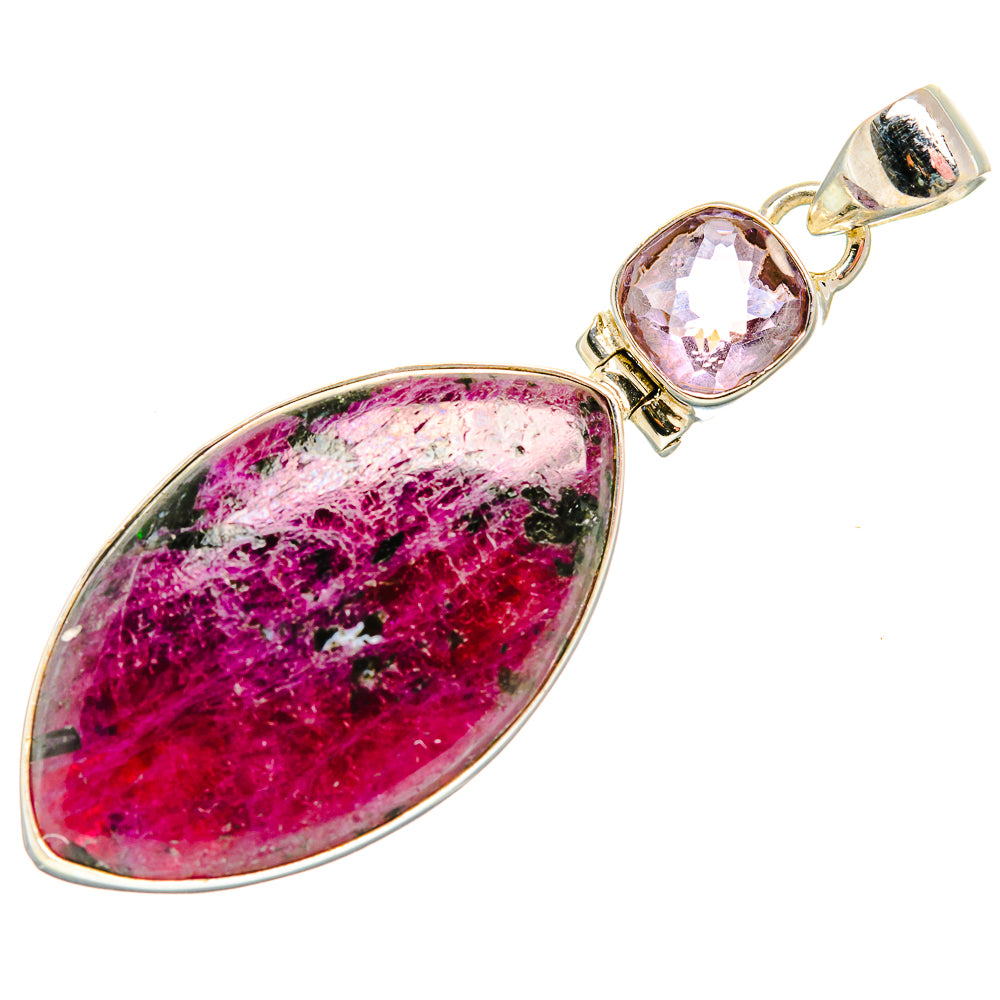 Russian Eudialyte Pendants handcrafted by Ana Silver Co - PD33549 - Photo 2