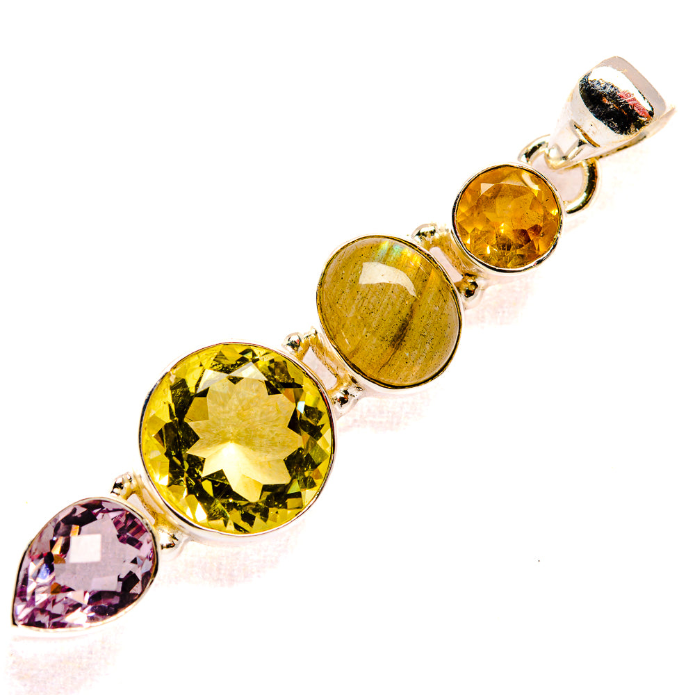 Citrine Pendants handcrafted by Ana Silver Co - PD33587 - Photo 2