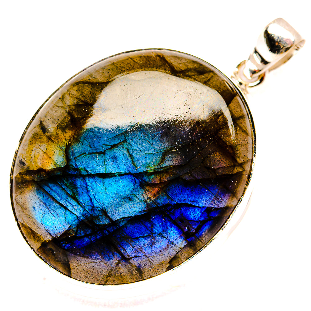 Labradorite Pendants handcrafted by Ana Silver Co - PD33603 - Photo 2