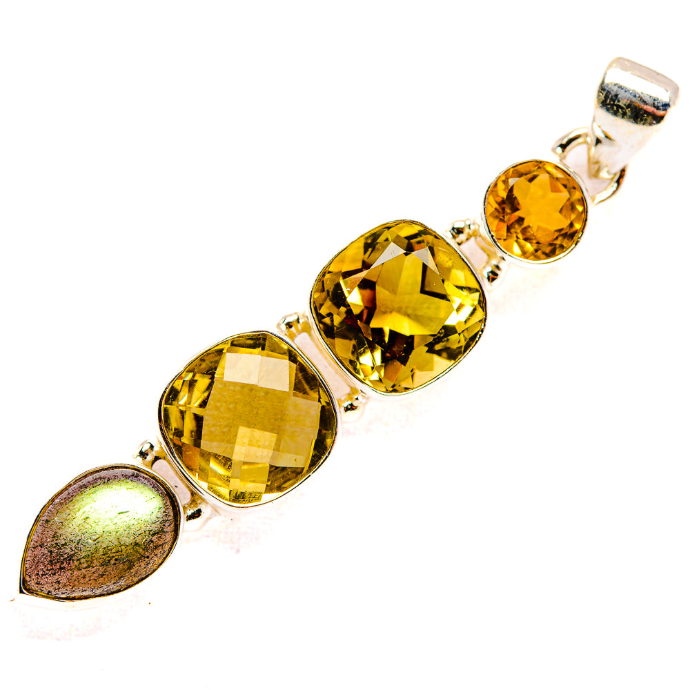 Citrine Pendants handcrafted by Ana Silver Co - PD33613 - Photo 2