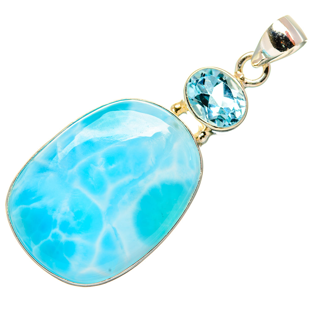 Larimar Pendants handcrafted by Ana Silver Co - PD33621 - Photo 2