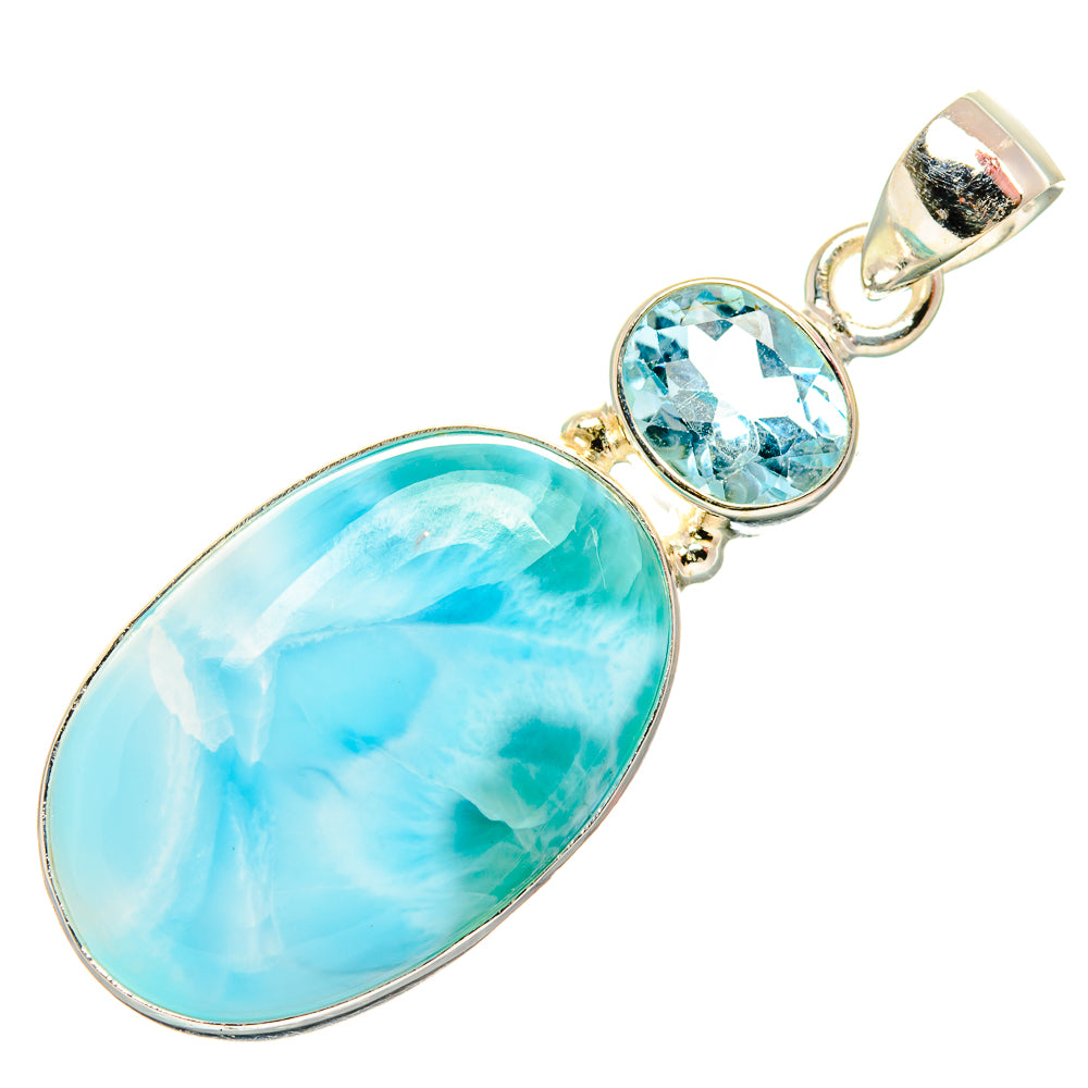 Larimar Pendants handcrafted by Ana Silver Co - PD33626 - Photo 2