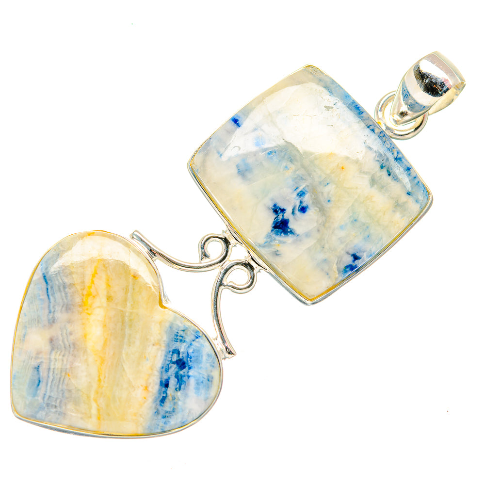 Blue Scheelite Pendants handcrafted by Ana Silver Co - PD33658 - Photo 2