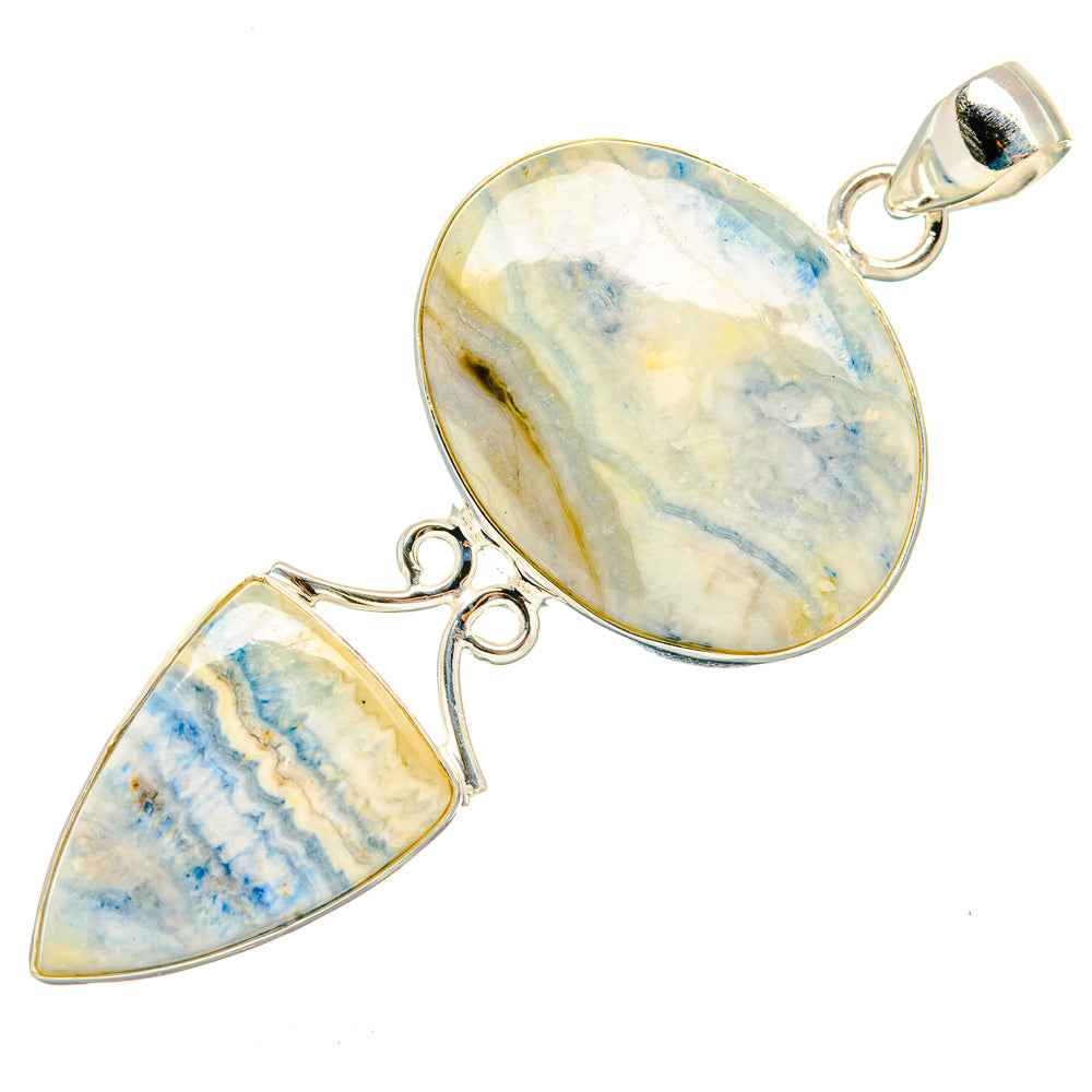 Blue Scheelite Pendants handcrafted by Ana Silver Co - PD33660 - Photo 2