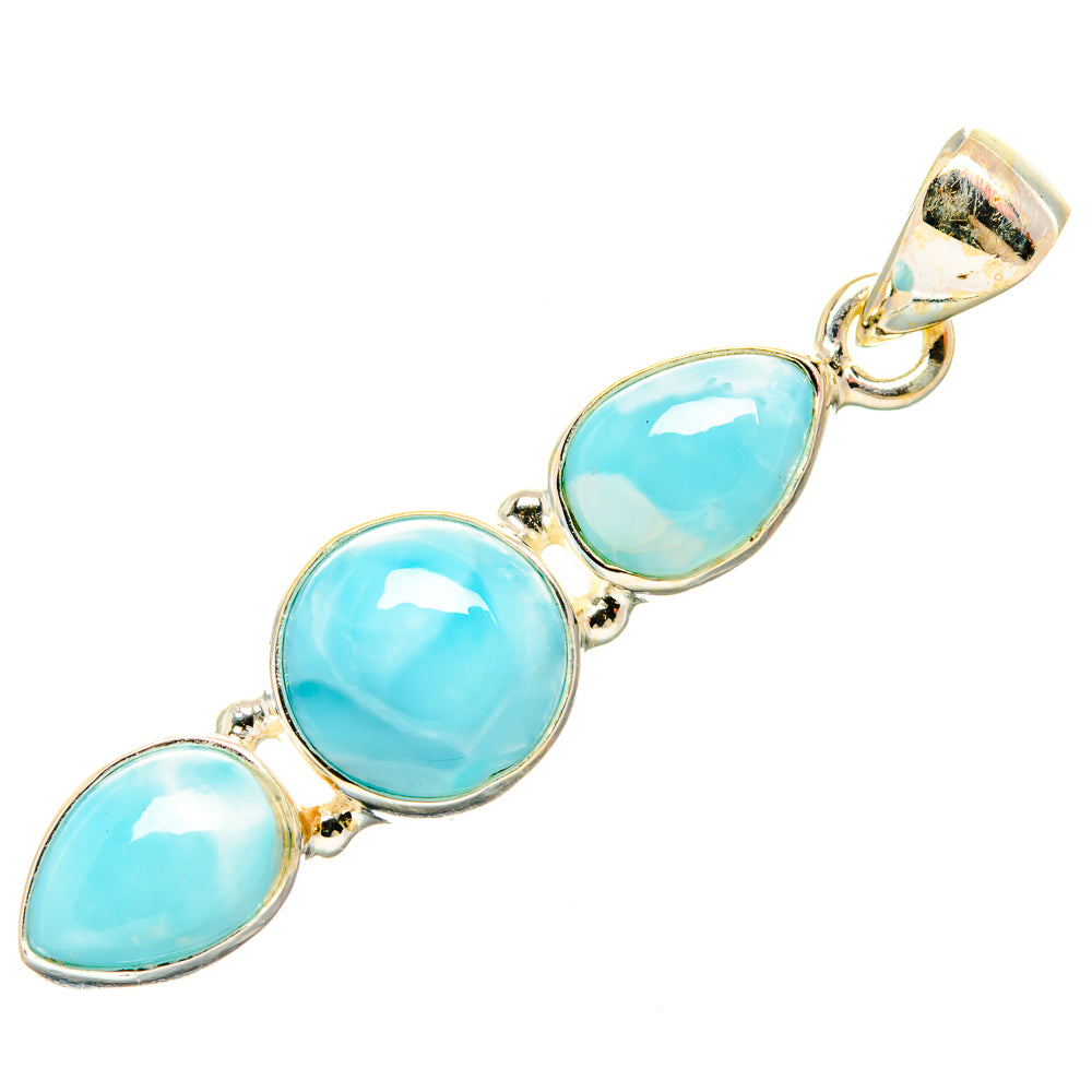 Larimar Pendants handcrafted by Ana Silver Co - PD33684 - Photo 2