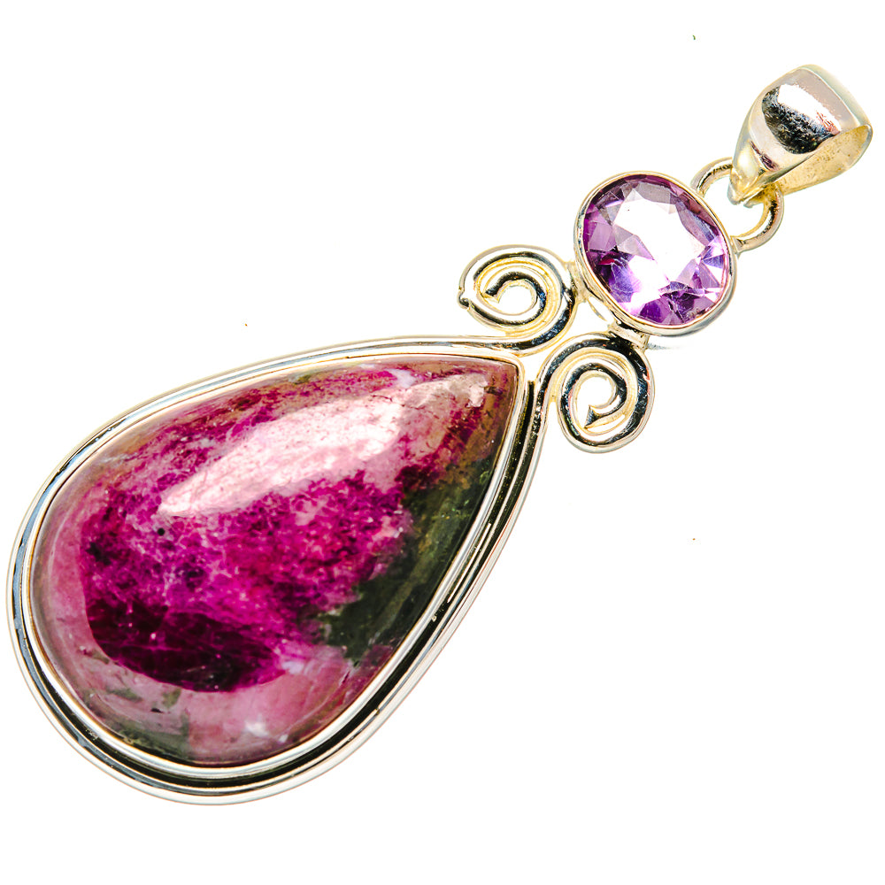 Russian Eudialyte Pendants handcrafted by Ana Silver Co - PD33735 - Photo 2