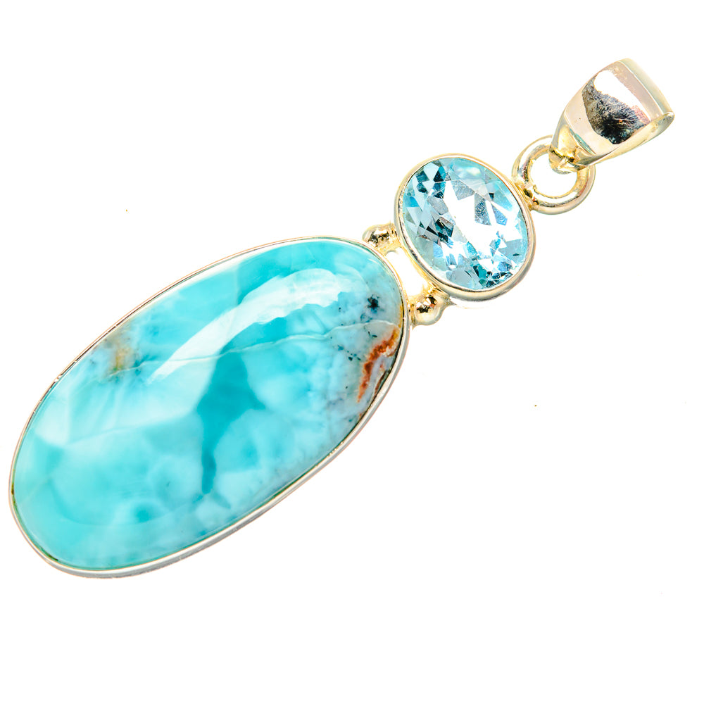 Larimar Pendants handcrafted by Ana Silver Co - PD33744 - Photo 2